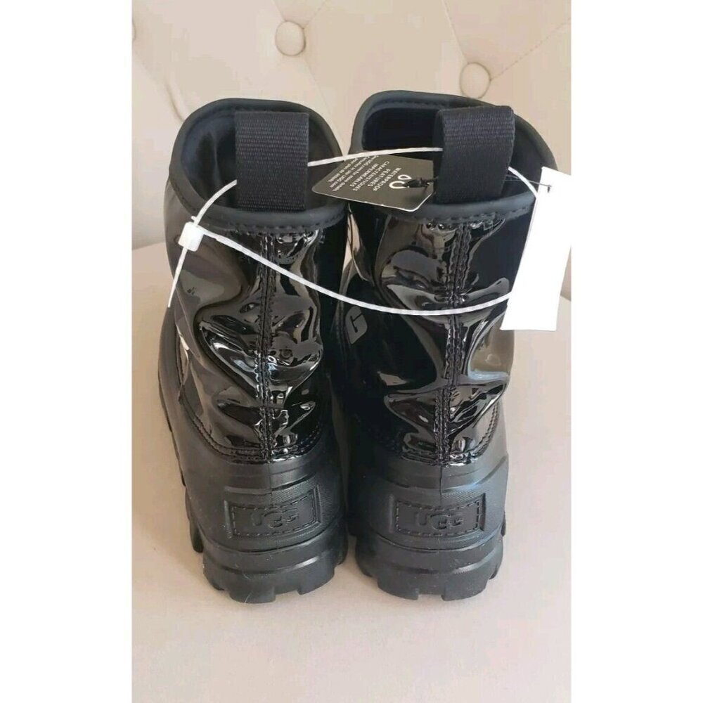 NEW UGG KID'S CLASSIC BRELLAH MINI BOOTS BLACK SZ 4 US - Picture 6 of 9